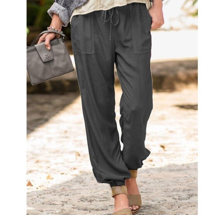 Drawstring Lightweight Casual Pants: Ideal for Yoga, Meditation, and Casual Wear