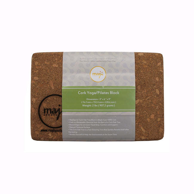 Sustainable Support: High-Quality Cork Yoga/Pilates Block