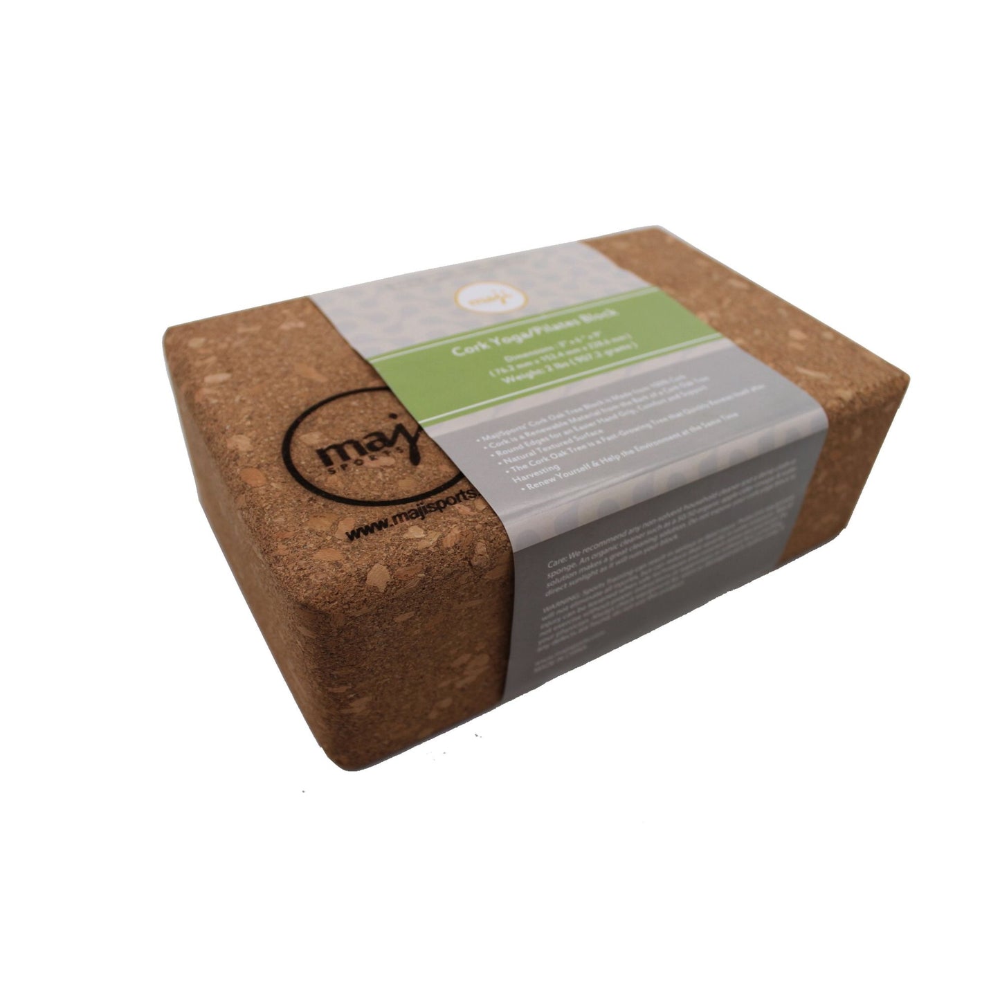 Sustainable Support: High-Quality Cork Yoga/Pilates Block