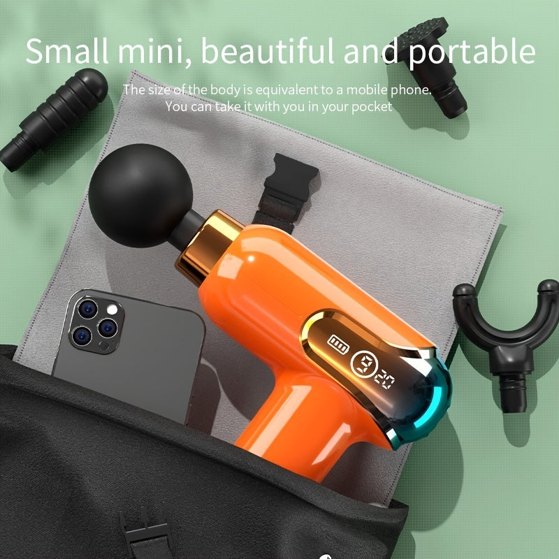 Portable Mini Fascia Gun: Compact Electric Massager for Muscle Meridian Health